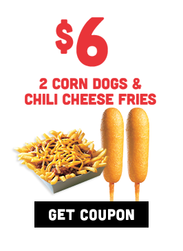 $6 - Two Corn Dogs and Chili Cheese Fries Coupon